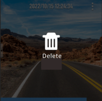 Delete the file