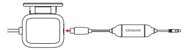 Plug the Type-C connector of the OBD power cable