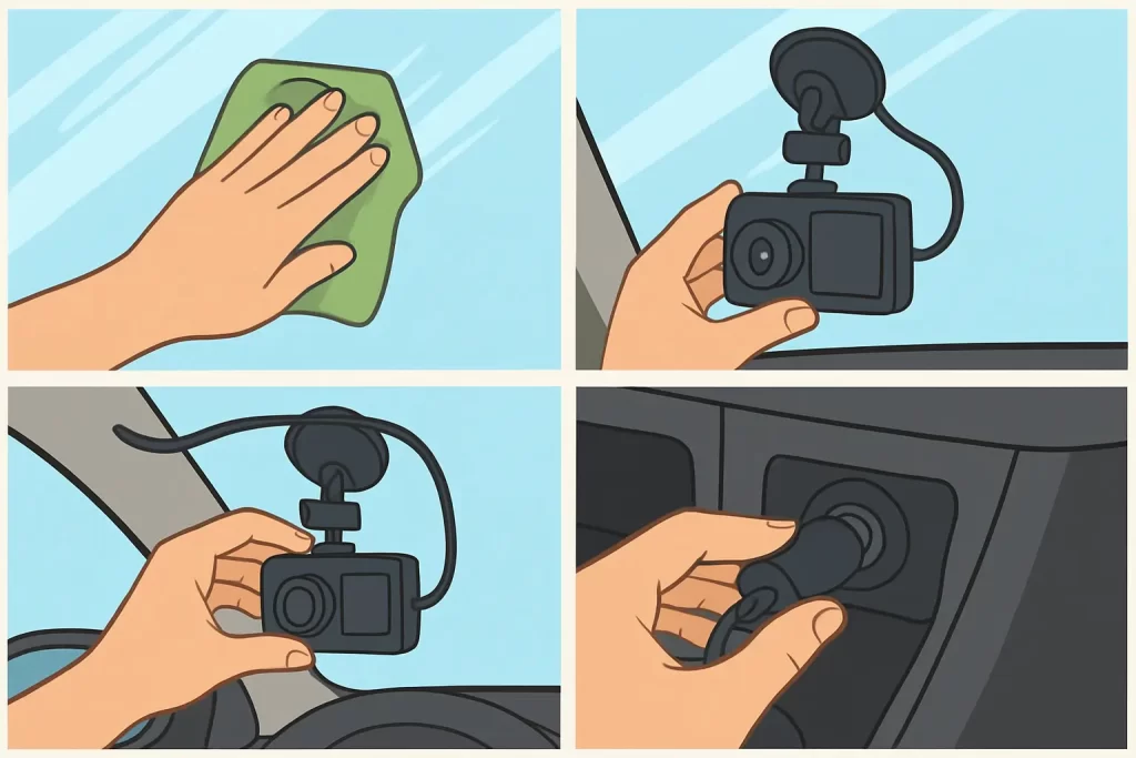 How to Mount a Dash Cam Properly